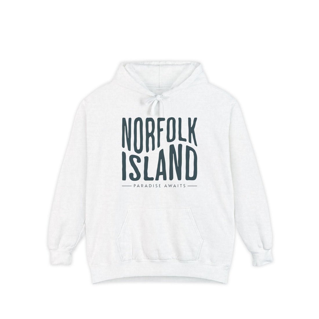 White Norfolk island comfort colors hoodie