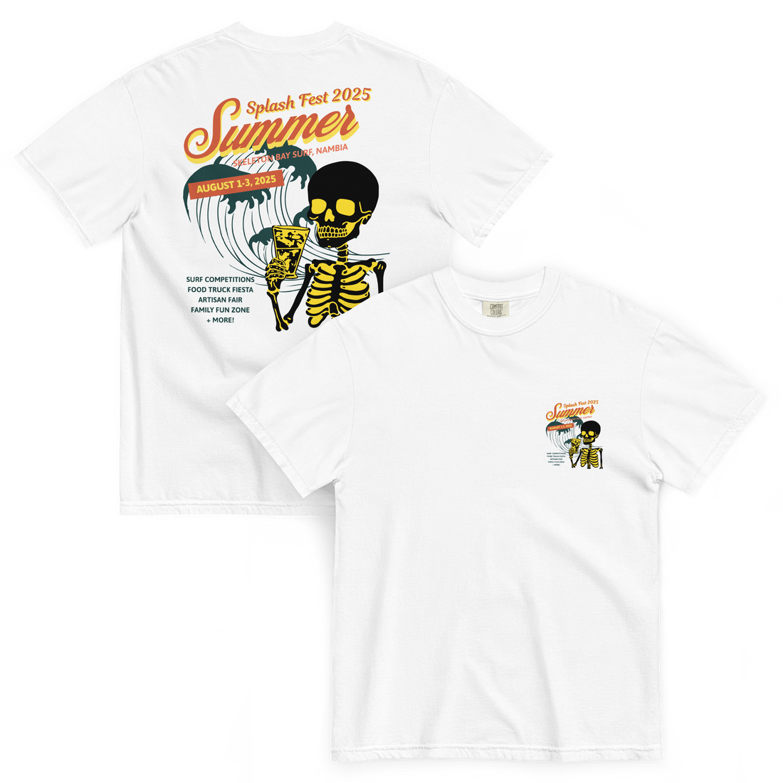 White cotton t-shirt