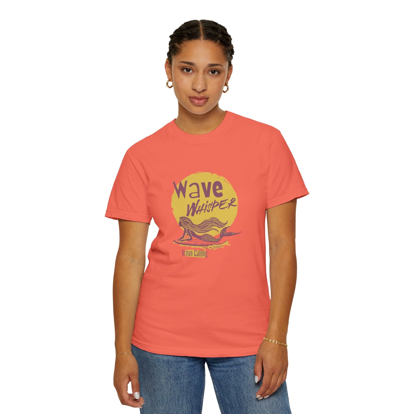 Mermaid Wave T-Shirt - Coastal Vibe, Ocean Lover Gift, Summer Casual Wear, Beach Day Essential, Graphic Tee with Quote
