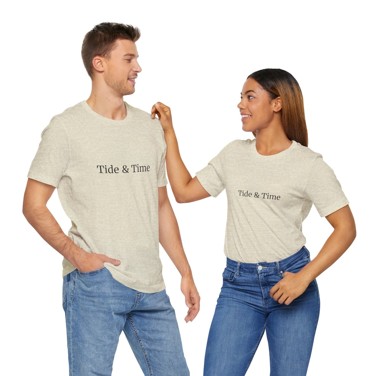 Tide Sand Time Unisex Beachwear Tee, Gift for Travelers, Vacation Outfit, Trending Store, Summer T-Shirt, Comfy T-Shirt, Cool Tee