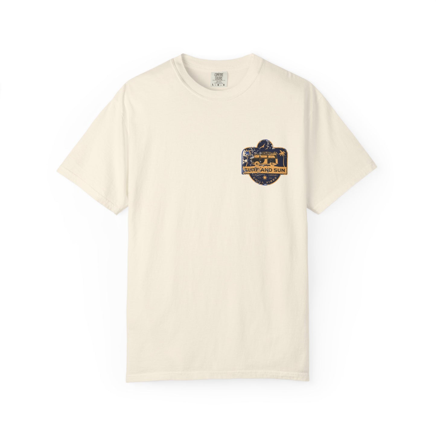Surf and Sun Graphic T-Shirt, Chill Vibes Tee, Unisex Summer Apparel, Beach Lover Gift, Vacation Essentials