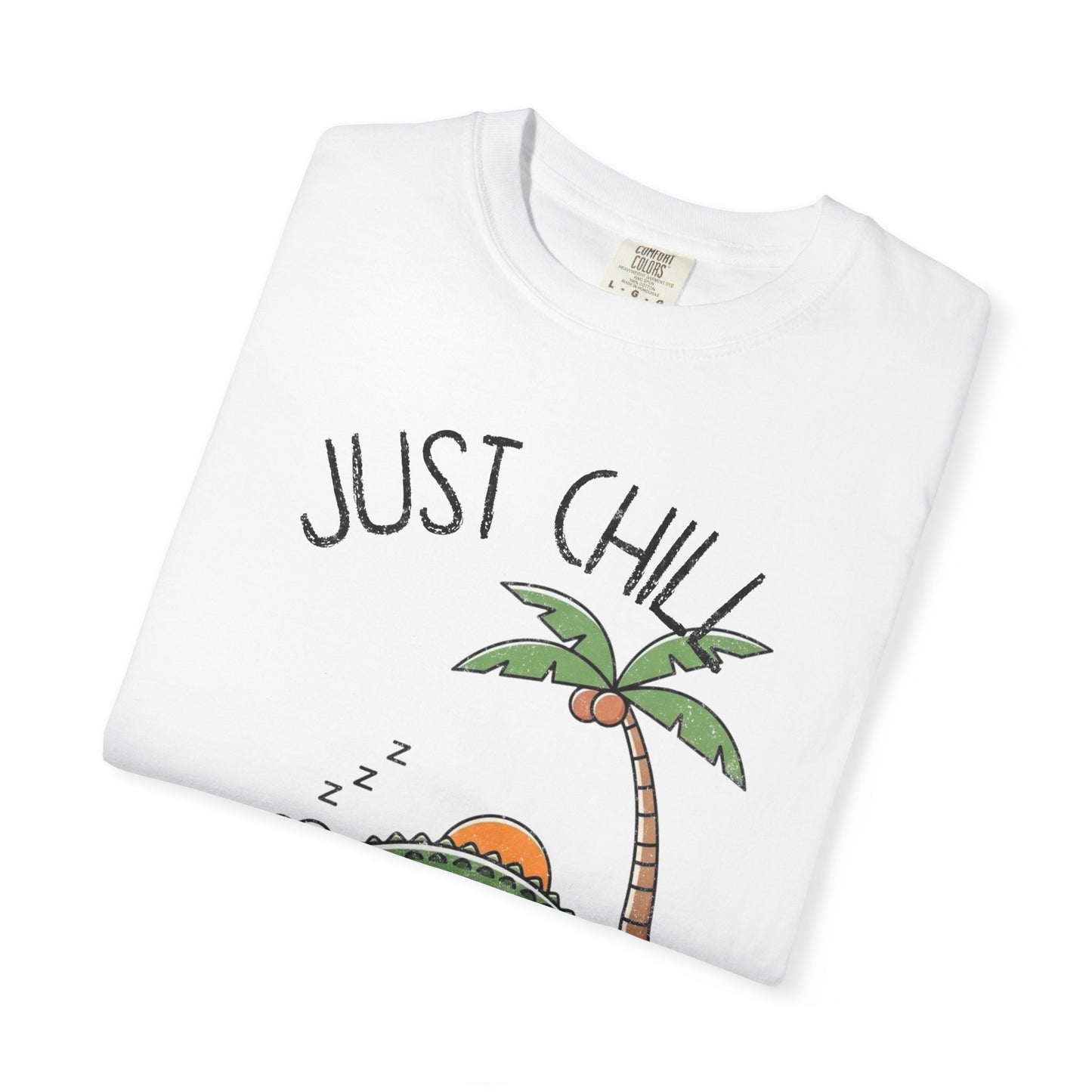Just Chill Summer T-Shirt, 100% Ring-Spun Garment-Dyed Cotton