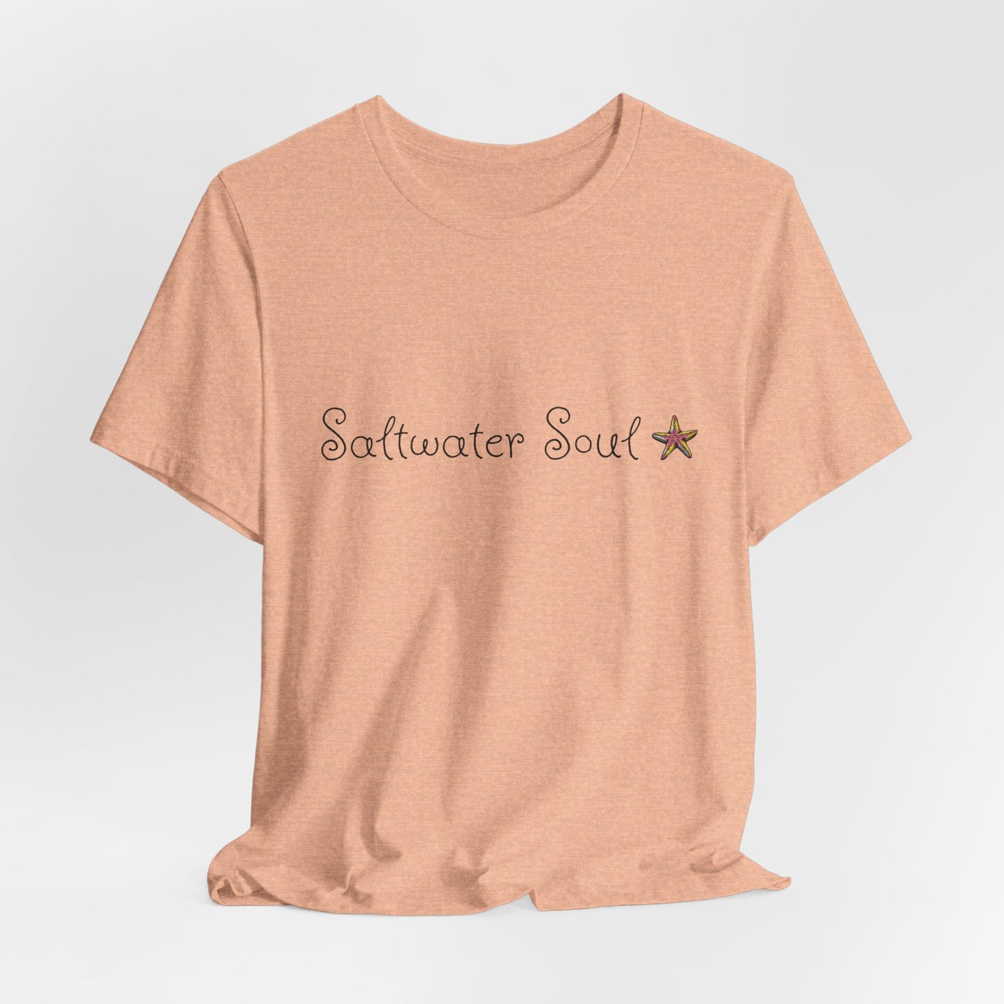 Saltwater Soul Unisex Casual Summer Tee Shirt, Beachwear, Gift for Travelers, Vacation Outfit, Relaxed Style, Trending Store, Cool T-Shirt