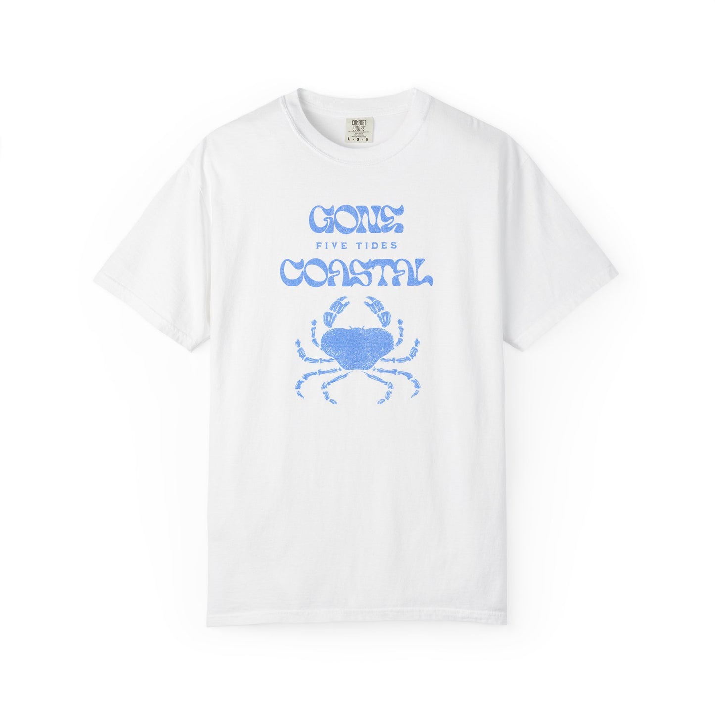 Gone Coastal Crab T-Shirt, 100% Ring-Spun, Garment-Dyed Cotton