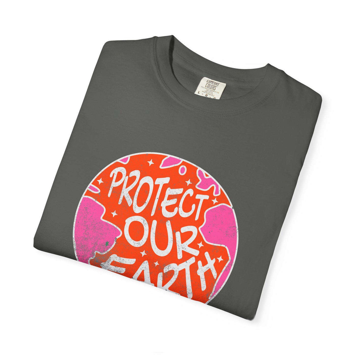 Protect Our Earth - Aftermath - T-Shirt, 100% Ring-Spun Garment-Dyed Cotton