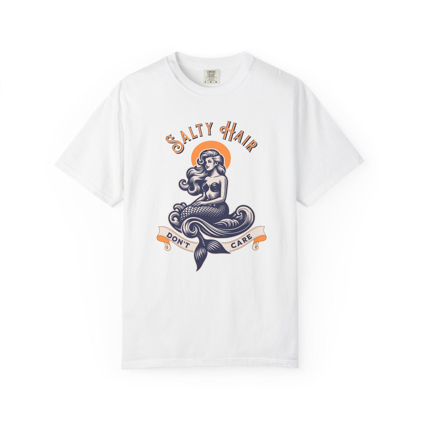 Coastal Vibes T-Shirt: Womens Salty Hair Don't Care, Beach Life Shirt, Summer Casual Tee, Nautical Gift, Fun Graphic Top