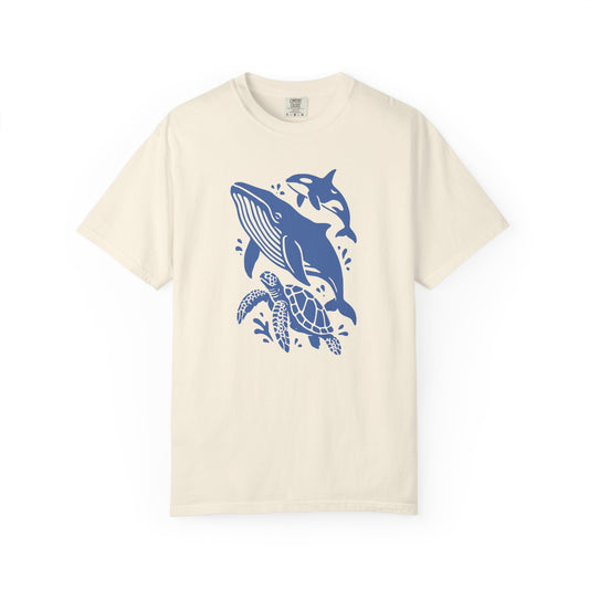 Protect The Sea, Garment-Dyed T-Shirt, Unisex