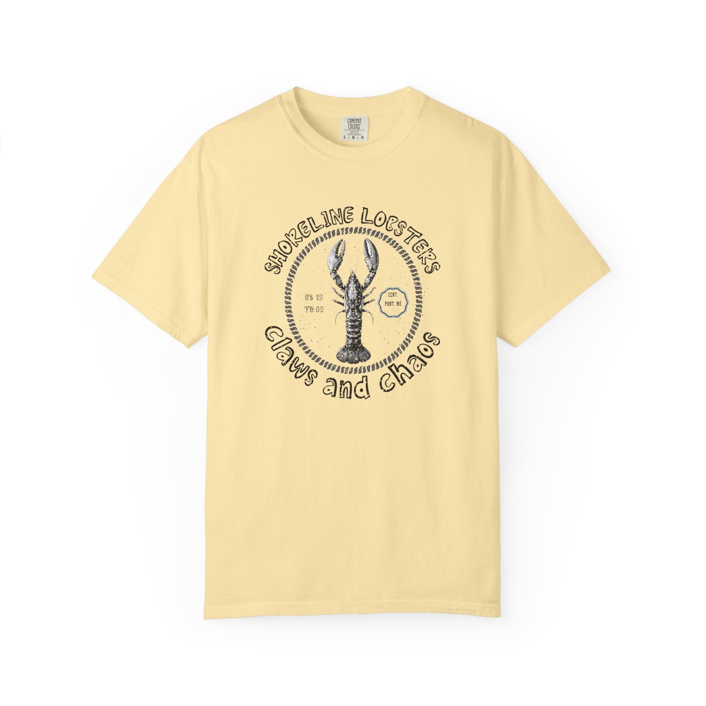 Claws And Chaos T-Shirt, 100% Ring-Spun Garment-Dyed Cotton