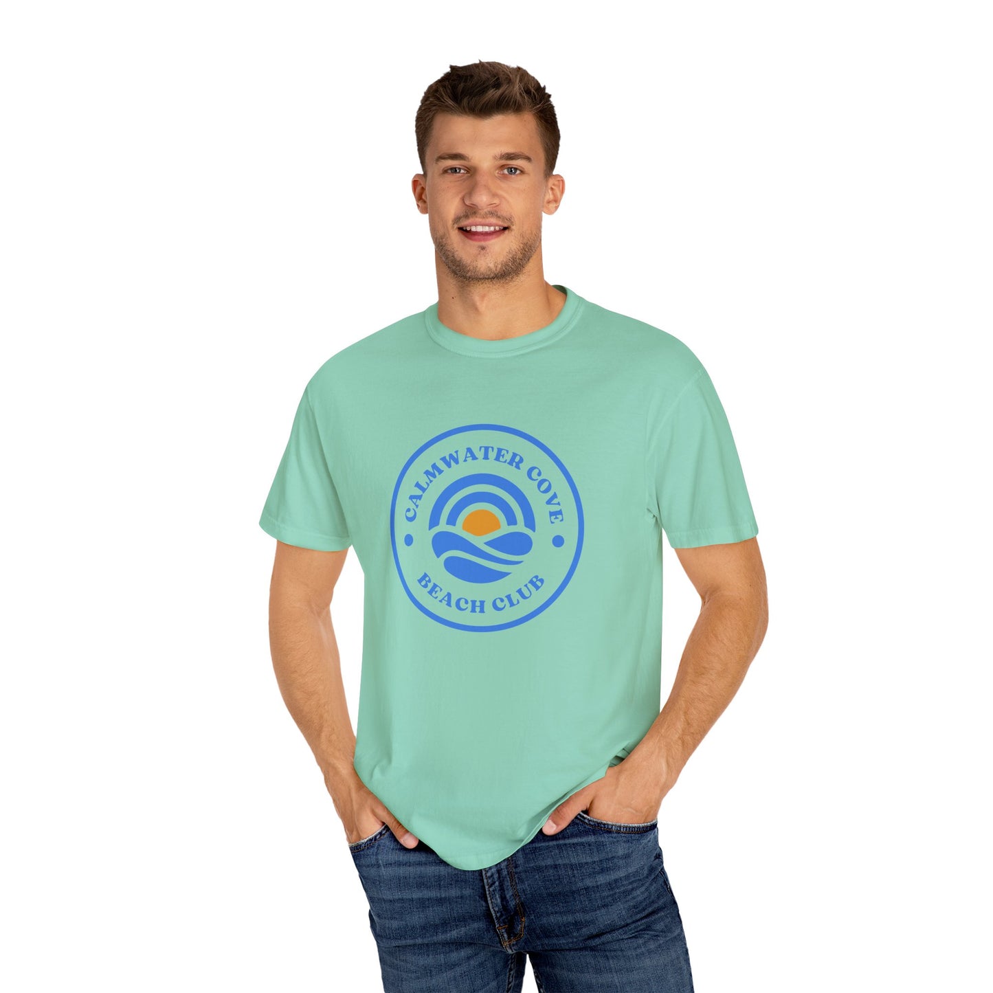 Unisex Beach Club T-Shirt, Summer Apparel, Coastal Style Tee, Gift for Beach Lovers, Vacation Essential Top