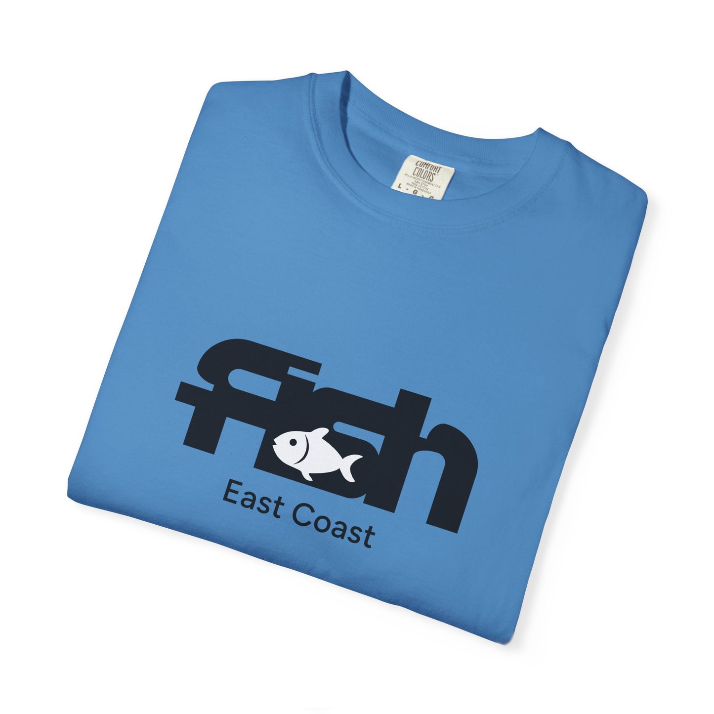 Fish East Coast Mens Graphic T-Shirt, Coastal Summer Tee, Fishing Gift, East Coast Apparel, Casual Beachwear