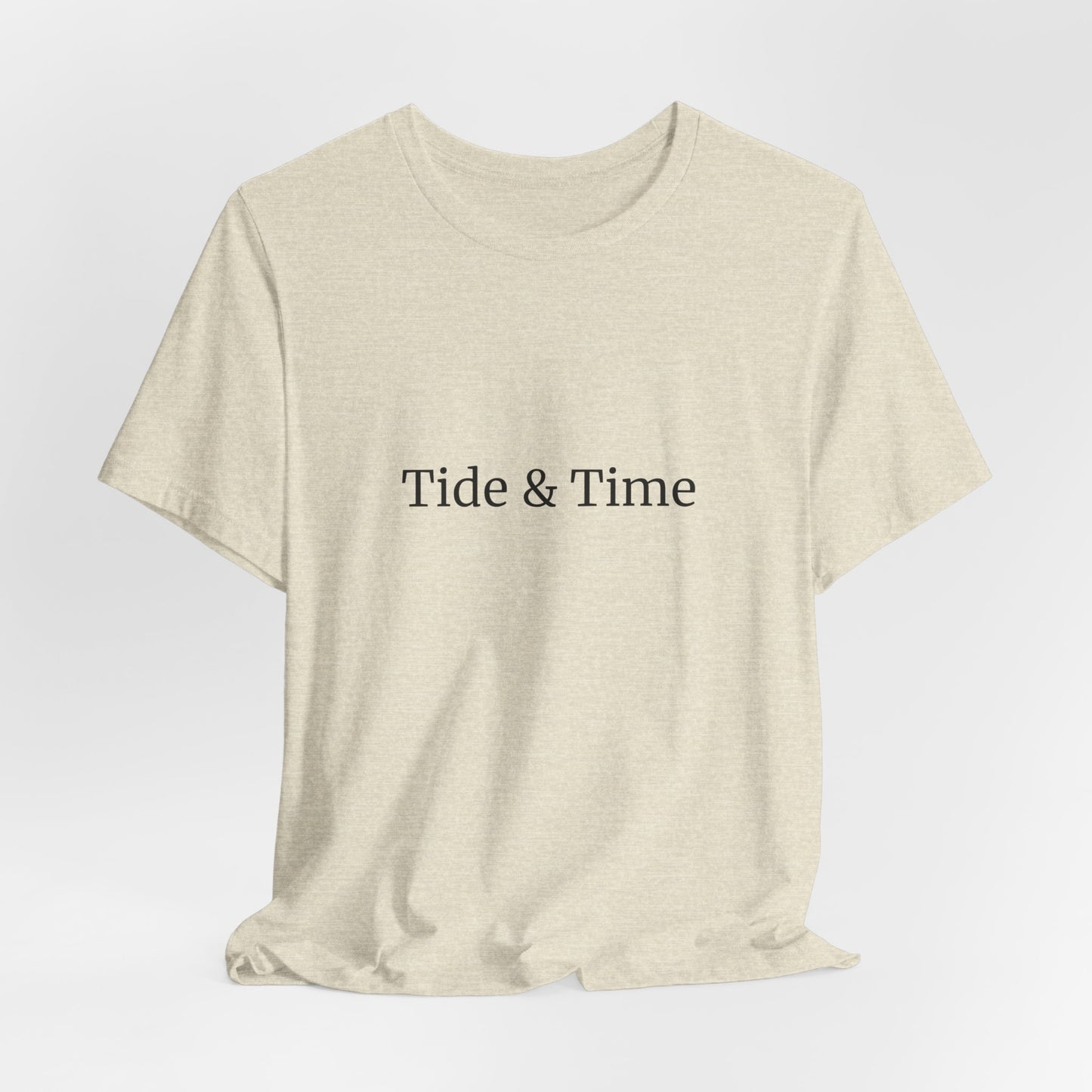 Tide Sand Time Unisex Beachwear Tee, Gift for Travelers, Vacation Outfit, Trending Store, Summer T-Shirt, Comfy T-Shirt, Cool Tee