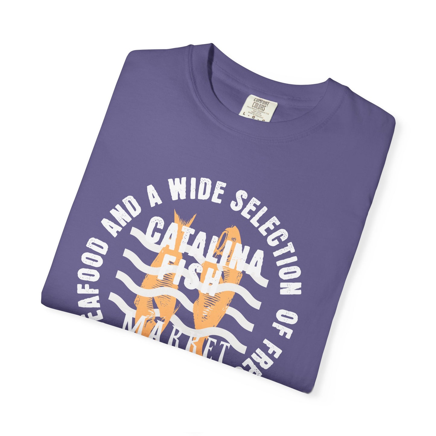 Catalina Fish Market Select T-Shirt, 100% Ring-Spun Garment-Dyed Cotton