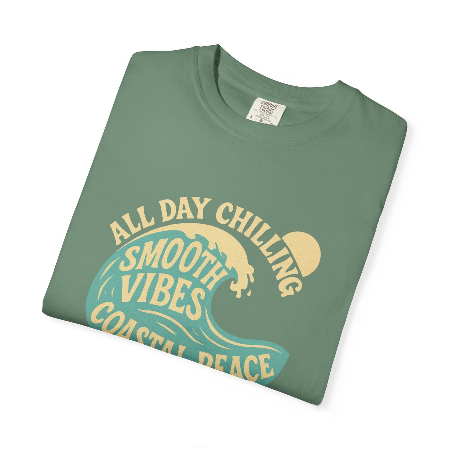 Coastal Vibes T-Shirt - All Day Chilling, Beachwear, Summer Style, Gift for Him/Her, Casual Tee