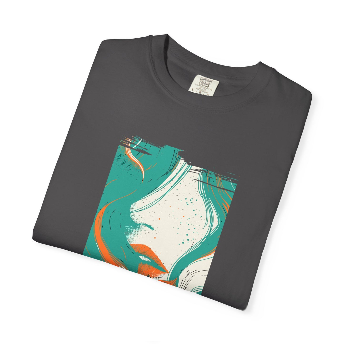 Beauty From The Ocean Illustrated T-Shirt, 100% Ring-Spun Garment-Dyed Cotton
