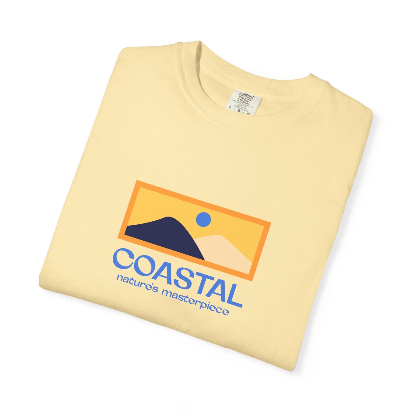 Coastal Nature Masterpiece T-Shirt, Beach Vibes Shirt, Summer Apparel, Gift for Nature Lovers, Casual Everyday Top
