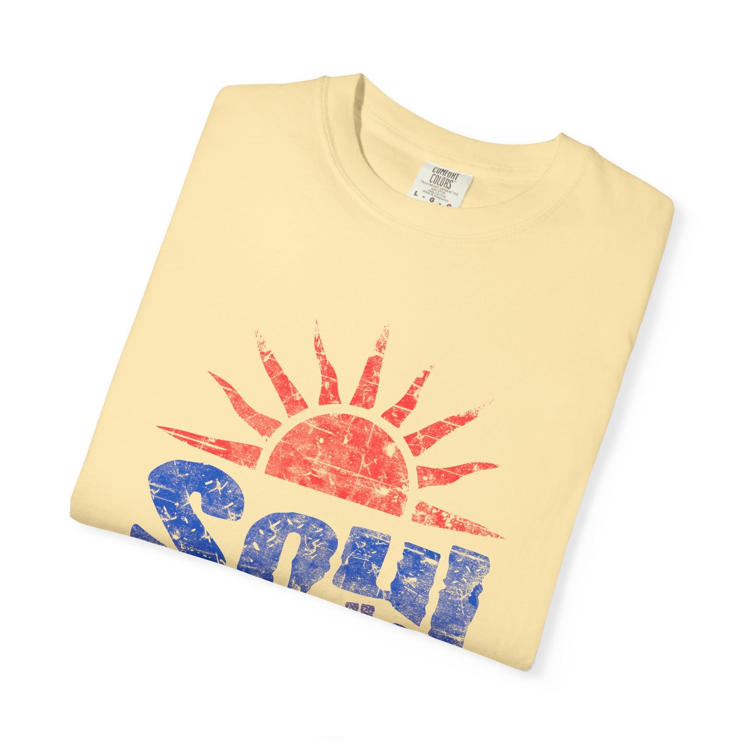 Soul of Sunshine Unisex Garment-Dyed T-shirt | Inspirational Tee, Summer Vibes, Casual Wear, Gift for Her/Him
