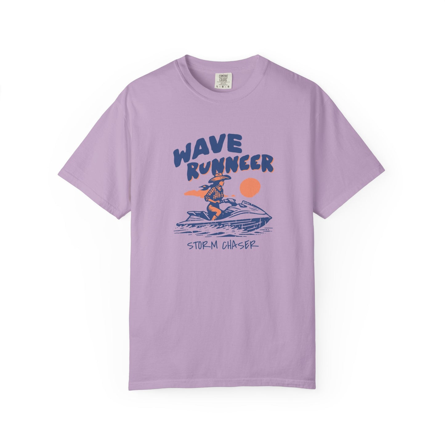 Wave Runner Unisex Garment-Dyed T-Shirt | Beach Vibes, Summer Apparel, Casual Wear, Gift for Him, Adventure Enthusiast
