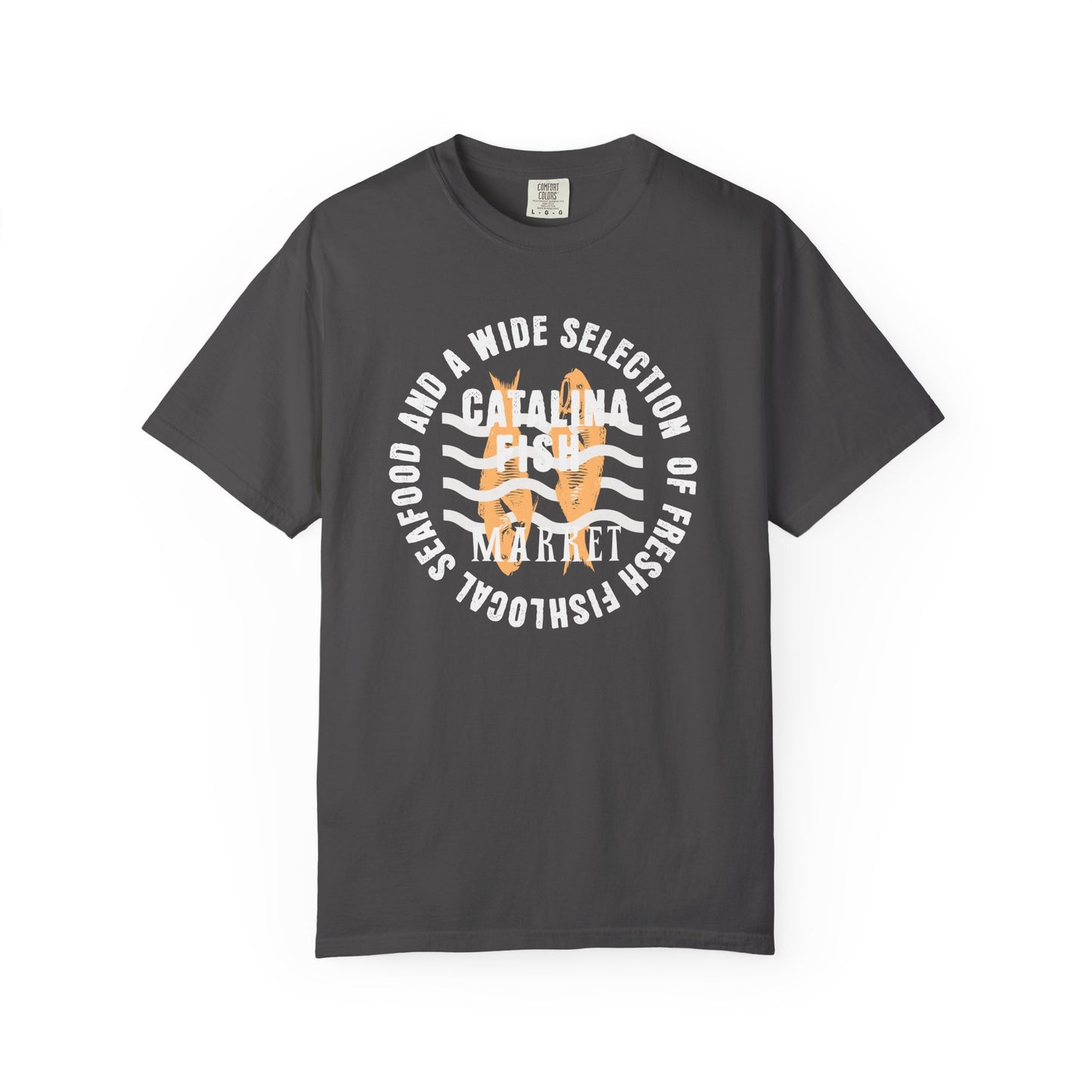 Catalina Fish Market Select T-Shirt, 100% Ring-Spun Garment-Dyed Cotton