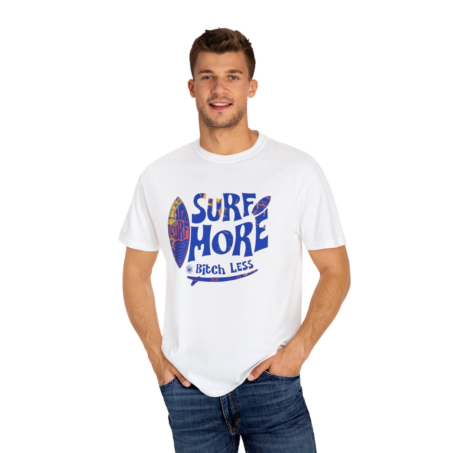 Surf More T-Shirt, Unisex Tee, Beach Apparel, Summer Wear, Surfing Gift, Casual Style