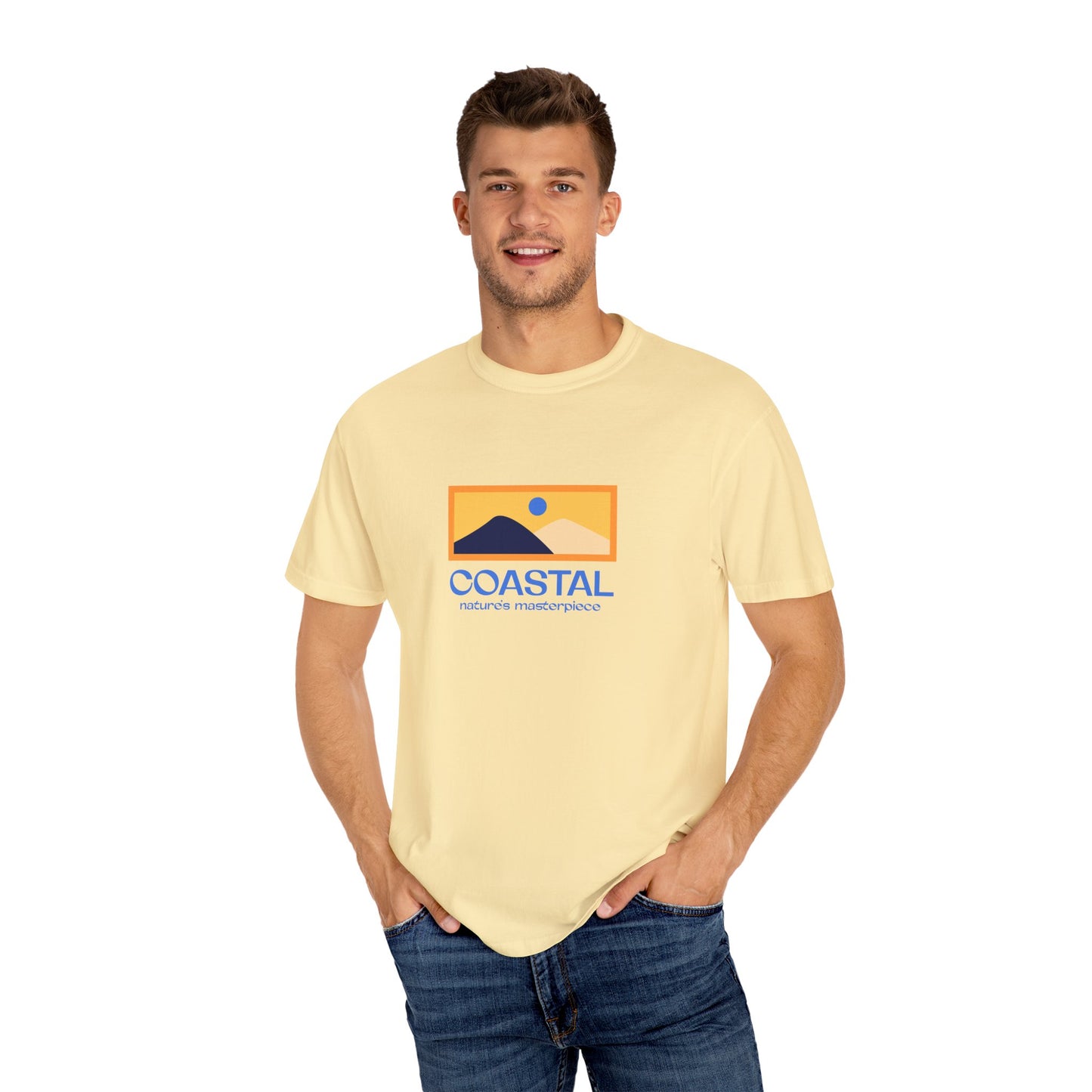 Coastal Nature Masterpiece T-Shirt, Beach Vibes Shirt, Summer Apparel, Gift for Nature Lovers, Casual Everyday Top