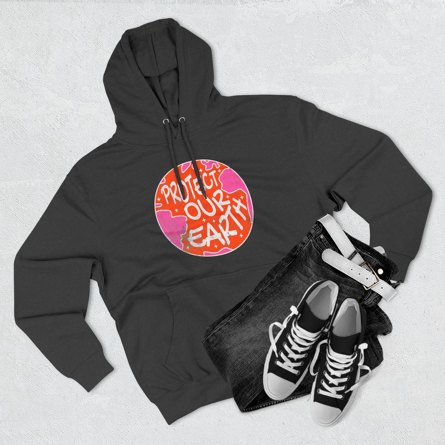 Lighthouse Surf Hoodie - Cozy Fleece Sweatshirt, Perfect for Beach Lovers, Casual Wear, Great Gift for Surfers, Travel Inspiration
