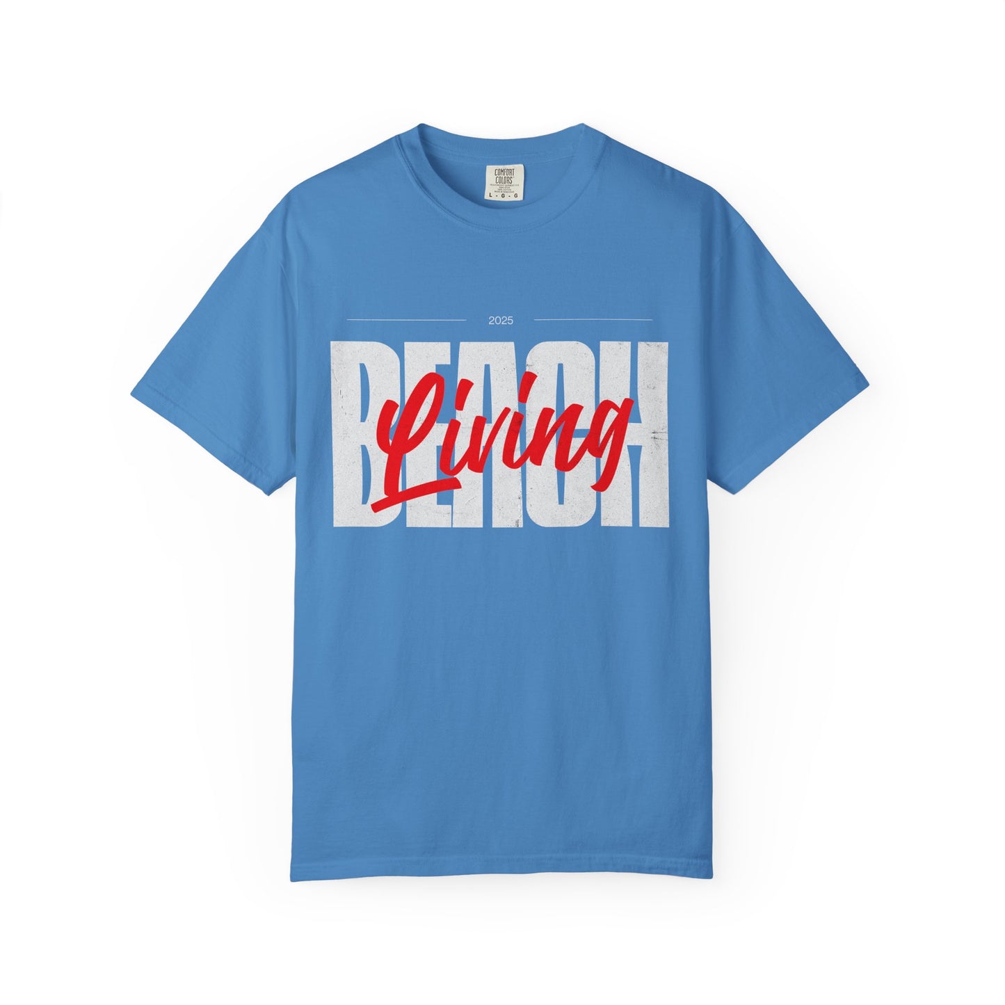 Beach Living Unisex T-Shirt, Summer Vibes Tee, Casual Beachwear, Gift for Beach Lovers, Vacation Shirt, Laid-back Style
