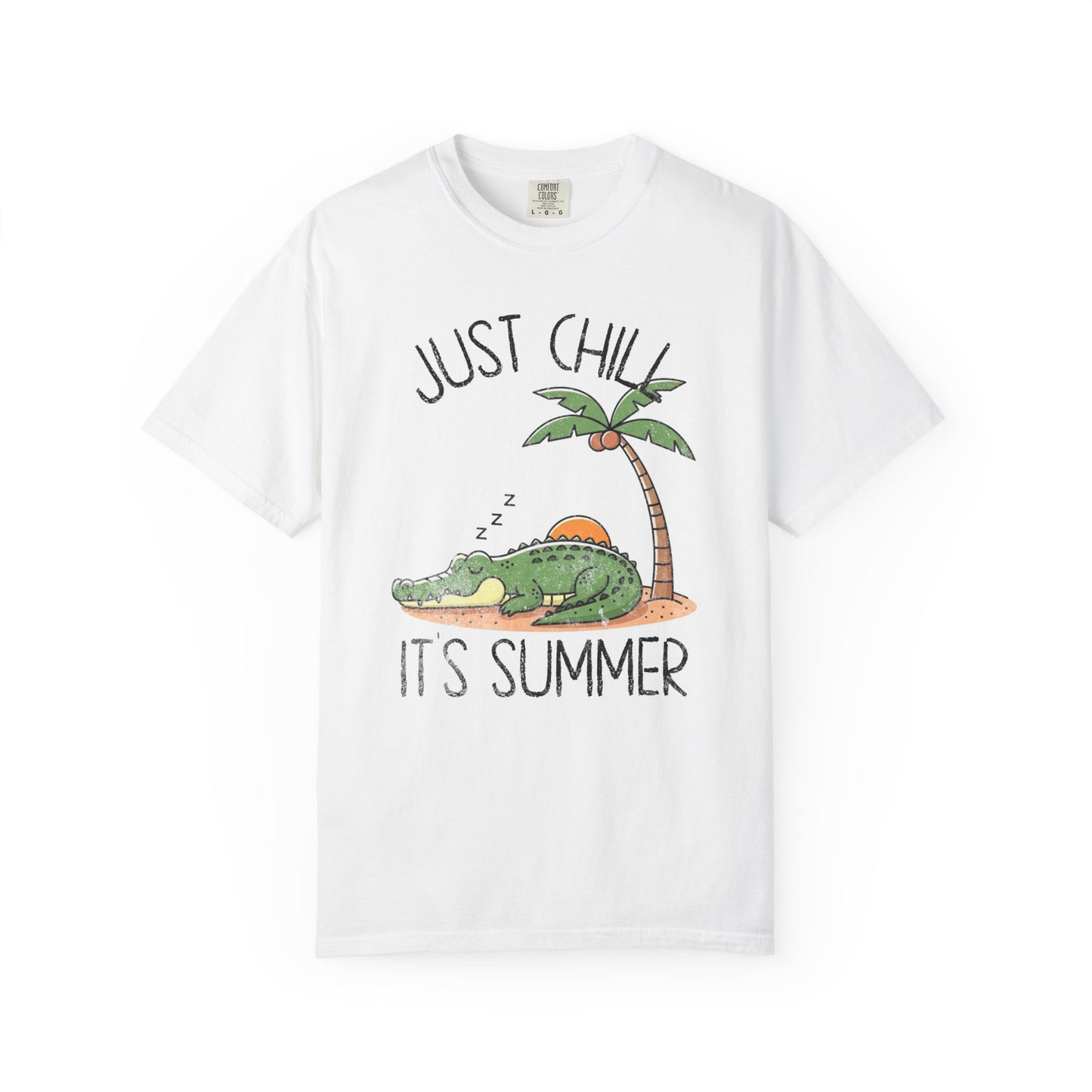 Just Chill Summer T-Shirt, 100% Ring-Spun Garment-Dyed Cotton