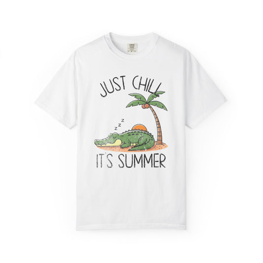 Just Chill Summer T-Shirt, 100% Ring-Spun Garment-Dyed Cotton