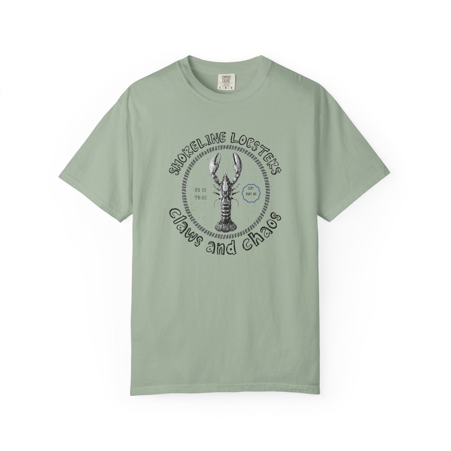 Claws And Chaos T-Shirt, 100% Ring-Spun Garment-Dyed Cotton