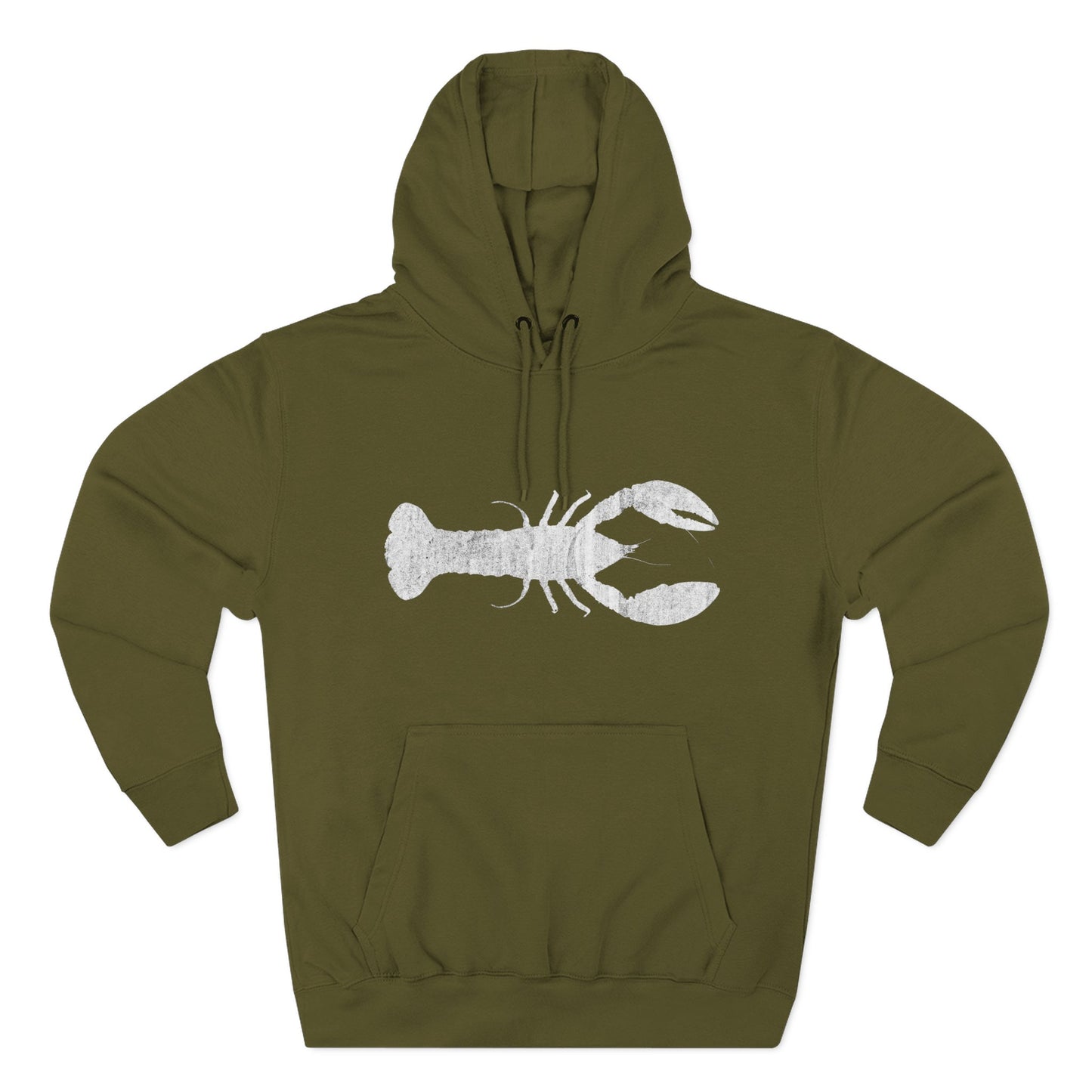 Lobster Fleece Hoodie - Cozy Pullover for Seafood Lovers, Casual Wear, Beach Days, Gift for Grill Masters, Maritime Style