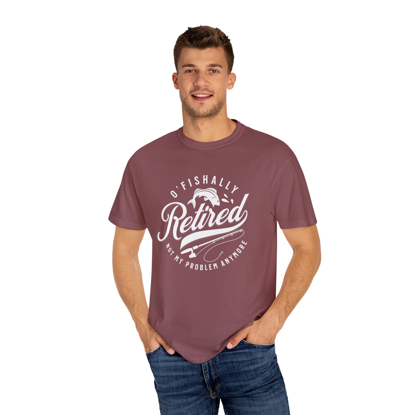 Retro Fishally Retired T-Shirt, Funny Retirement Gift, Unisex Tee for Fishermen, Ocean Lovers, Casual Wear, Birthday Gift