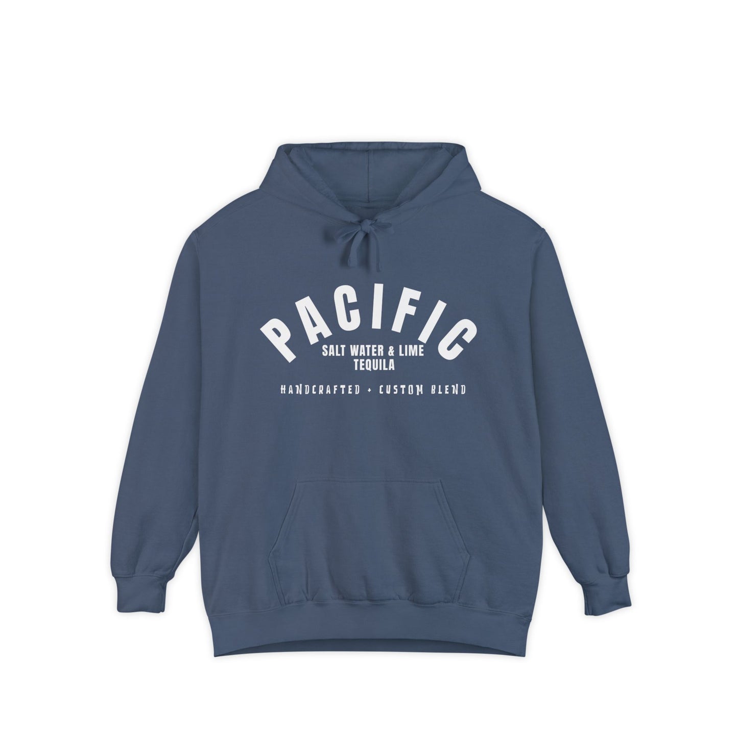Pacific Garment-Dyed Hoodie, Casual Hoodie, Beach Vibe Sweatshirt, Gift for Him/Her, Summer Apparel, Vacation Wear