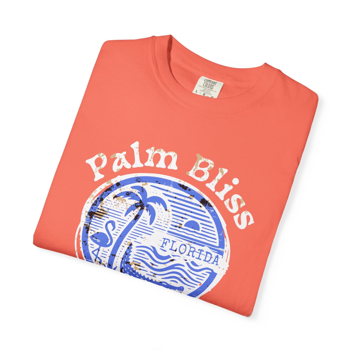 Palm Bliss Wildlife Oasis T-Shirt, Unisex Beach Shirt, Summer Vacation Tee, Gift for Ocean Lovers, Florida Apparel