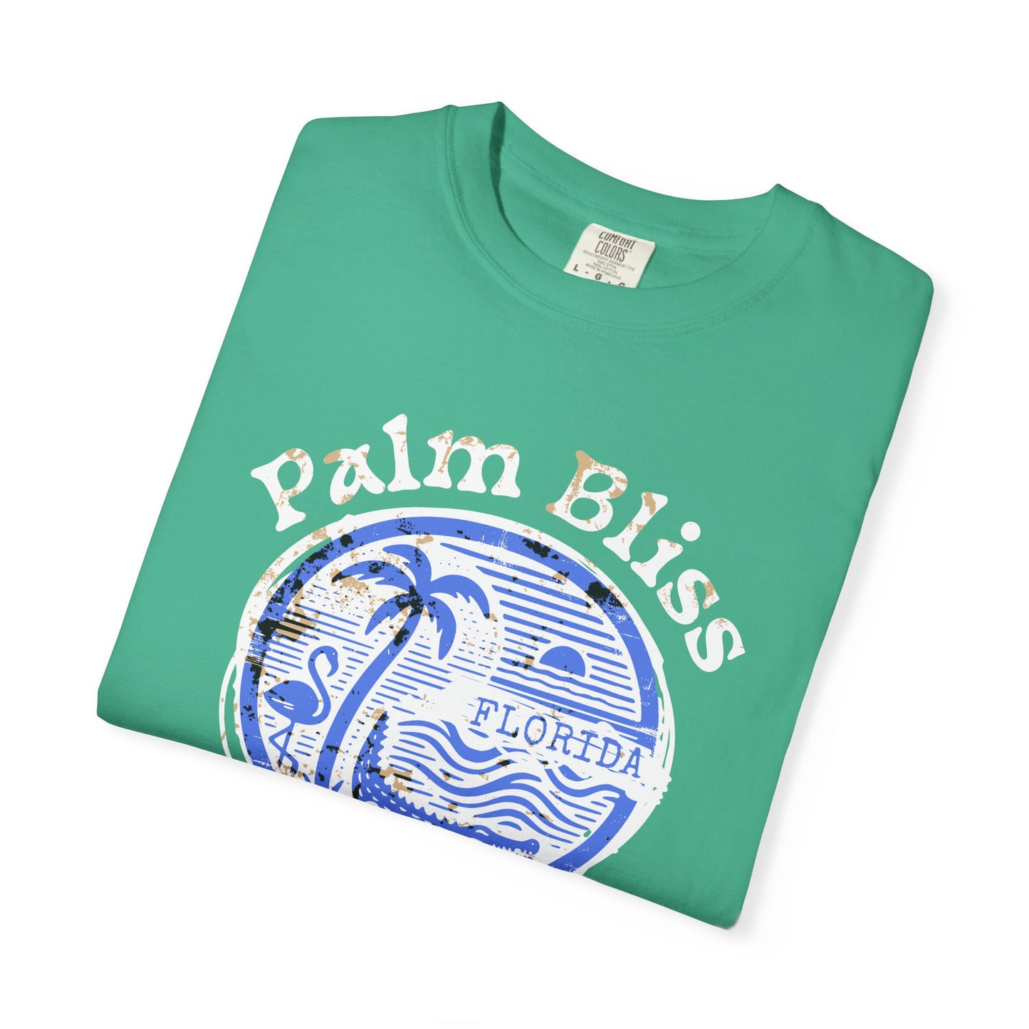 Palm Bliss Wildlife Oasis T-Shirt, Unisex Beach Shirt, Summer Vacation Tee, Gift for Ocean Lovers, Florida Apparel