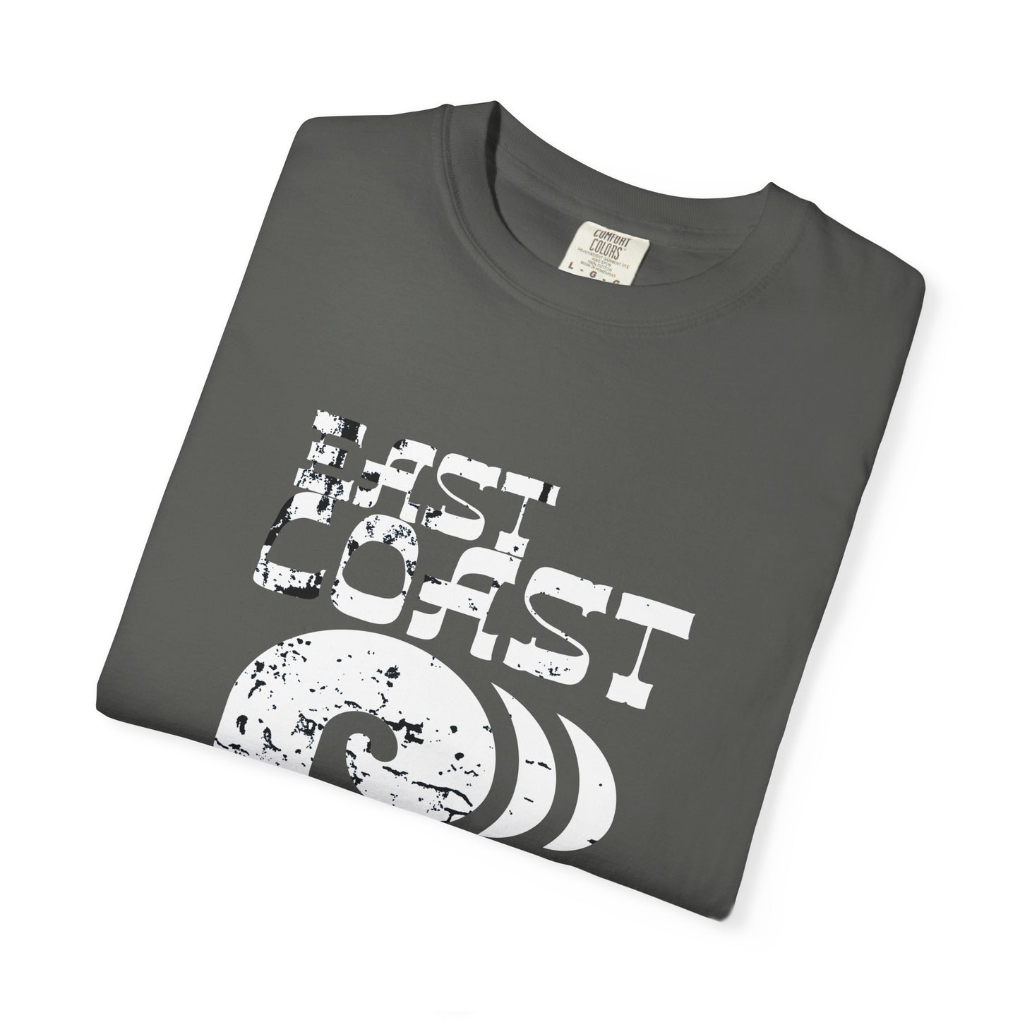 East Coast Vibes T-Shirt - Unisex Garment-Dyed Tee, Beachwear, Summer Casual, Travel Top, Retro Ocean Shirt