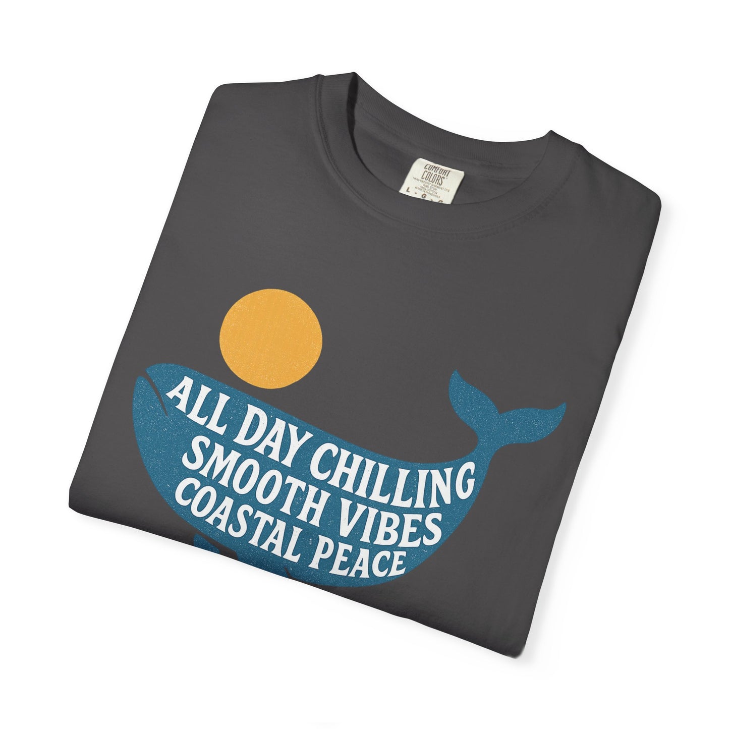 Coastal Vibes T-Shirt, All Day Chilling Tee, Unisex Beach Shirt, Summer Graphic Tee, Relaxed Fit T-Shirt