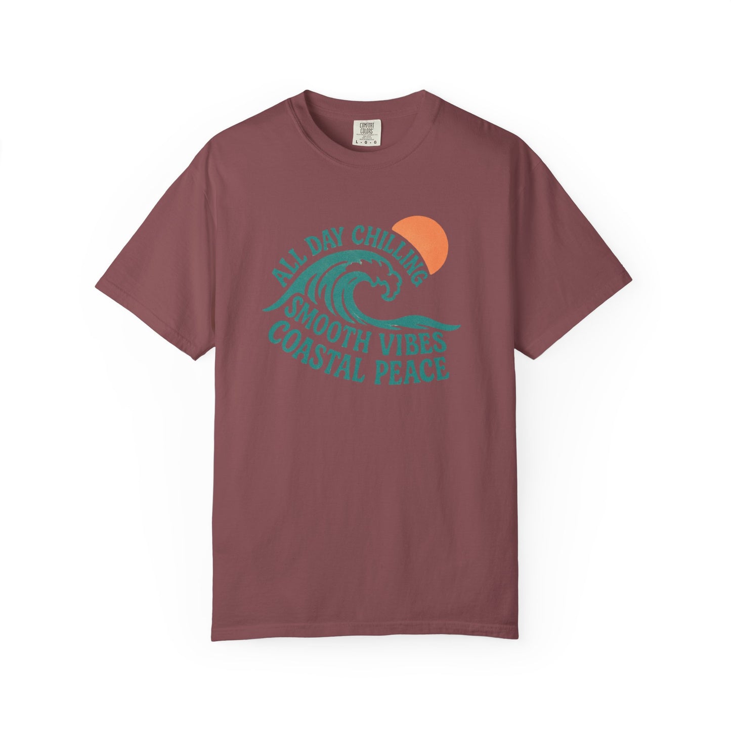 Coastal Vibes T-Shirt, All Day Chill Tee, Unisex Beach Shirt, Summer Fashion Top, Relaxed T-Shirt for Vacation