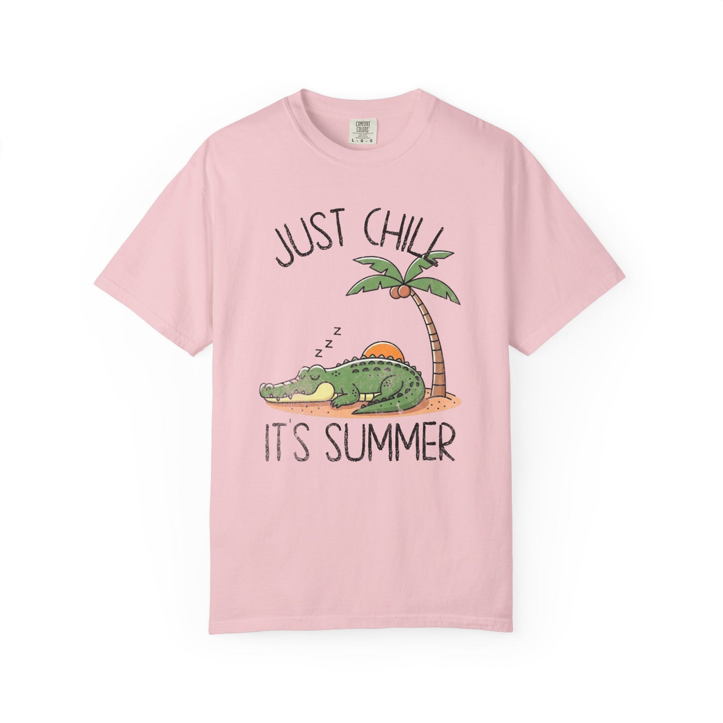 Just Chill Summer T-Shirt, 100% Ring-Spun Garment-Dyed Cotton