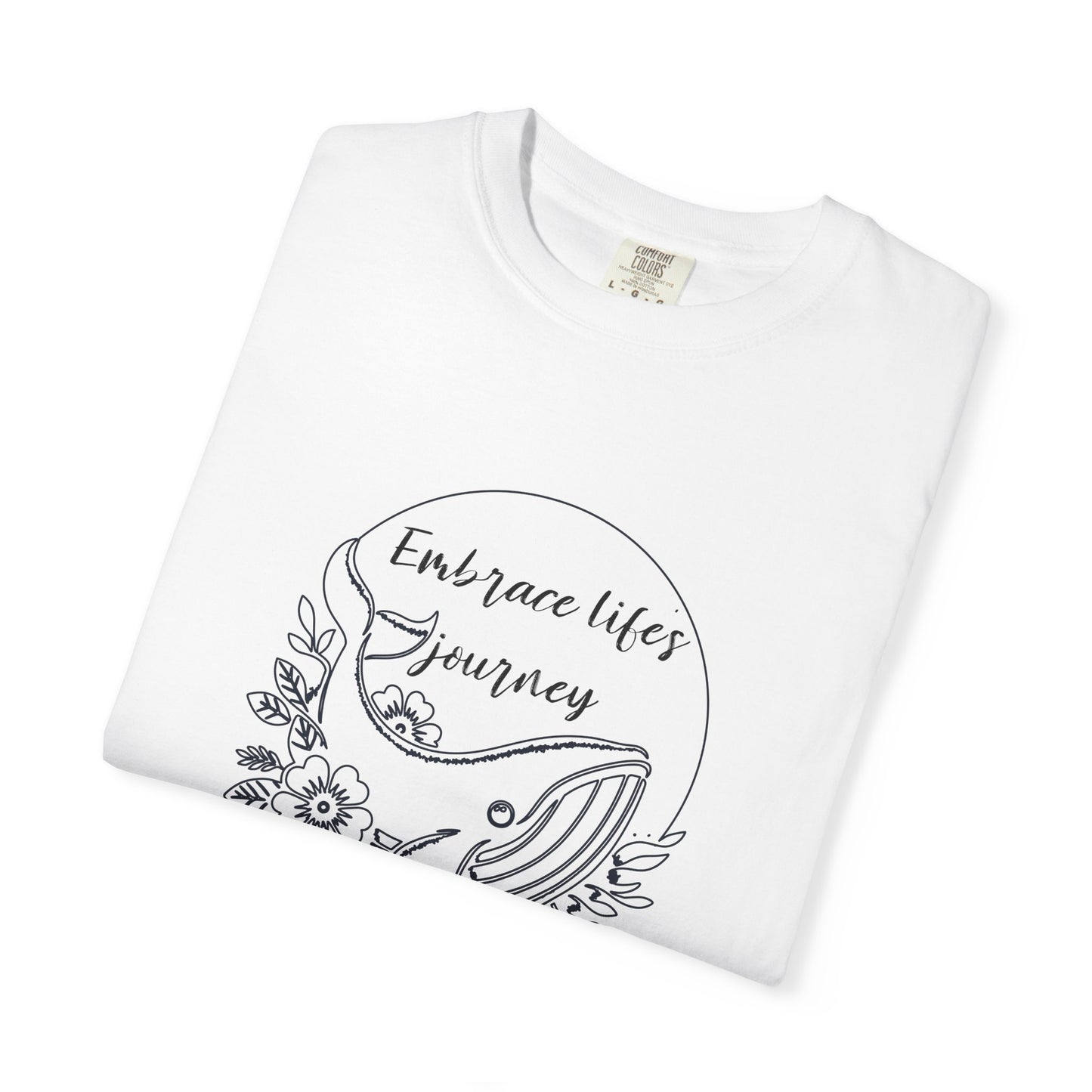 Embrace Life's Journey Garment-Dyed T-Shirt, 100% Ring-Spun Cotton