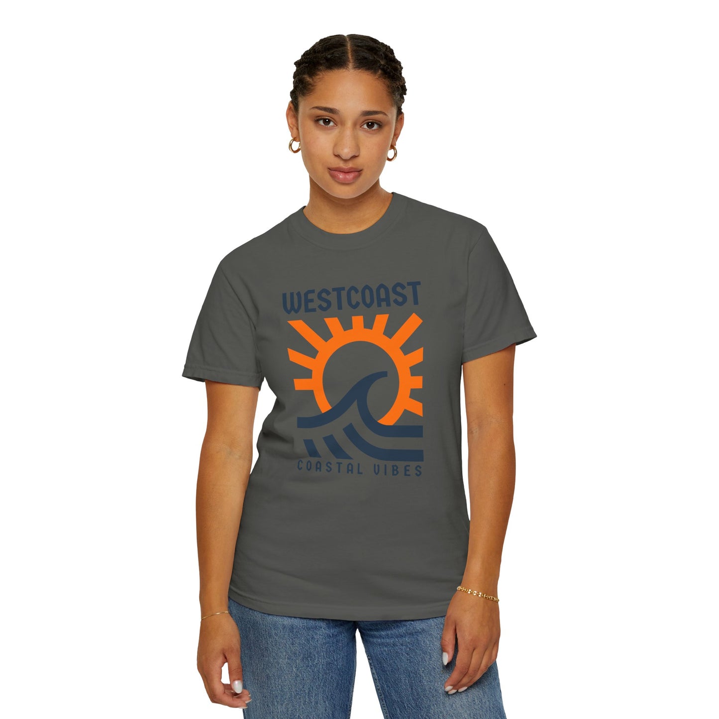 Westcoast Vibes T-Shirt, Summer Essentials, Gift for Beach Lovers, Casual Wear, Trendy Tee, Vacation Outfit