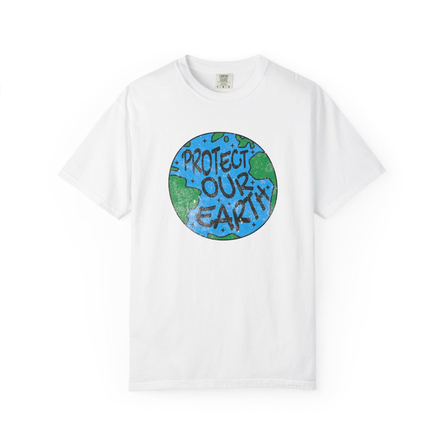 Protect Our Earth T-Shirt, 100% Ring-Spun Garment-Dyed Cotton