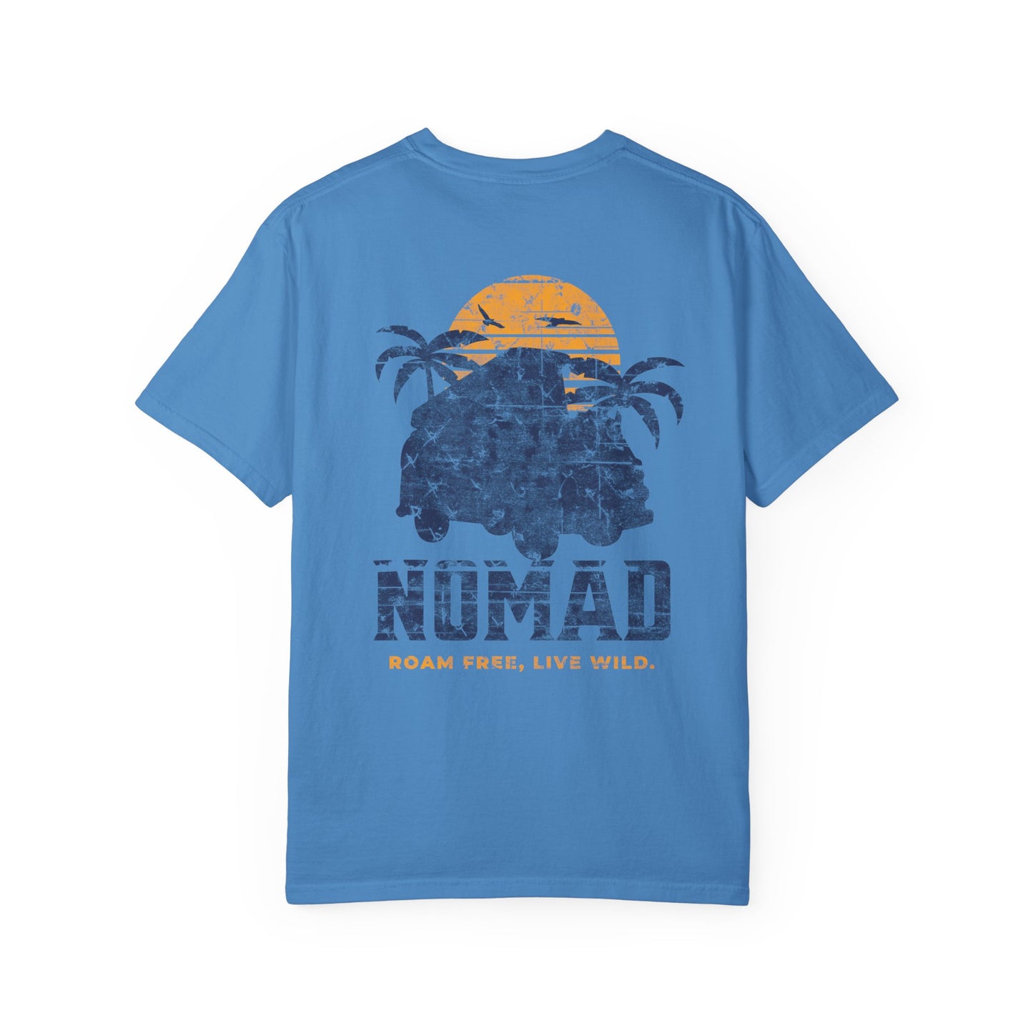 Nomad Adventure T-Shirt, Unisex Beach Tee, Perfect for Travel Lovers, Gifts for Explorers, Casual Summer Wear, Outdoor Activities