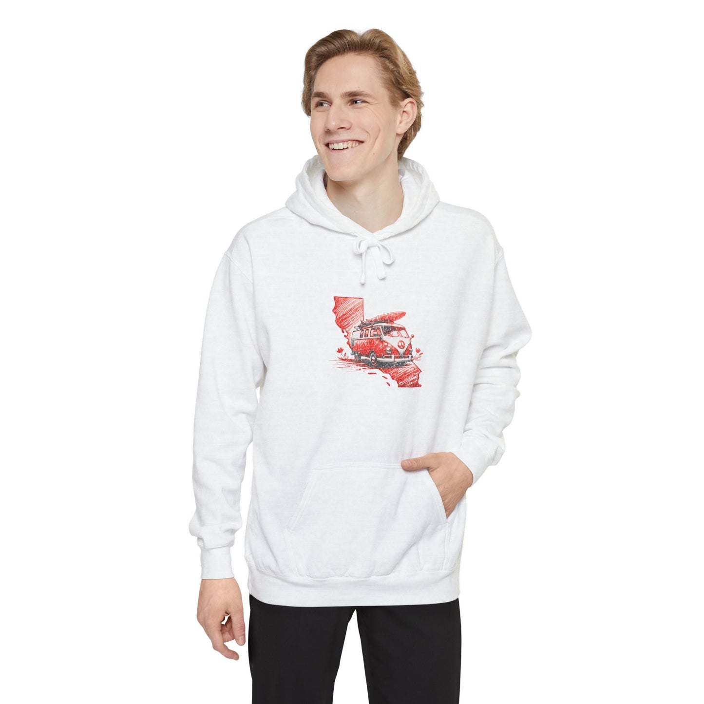 California Surfing Camp Hoodie, Unisex Summer Sweatshirt, Beach Vibes Apparel, Travel Gift, Coastal Adventure Wear
