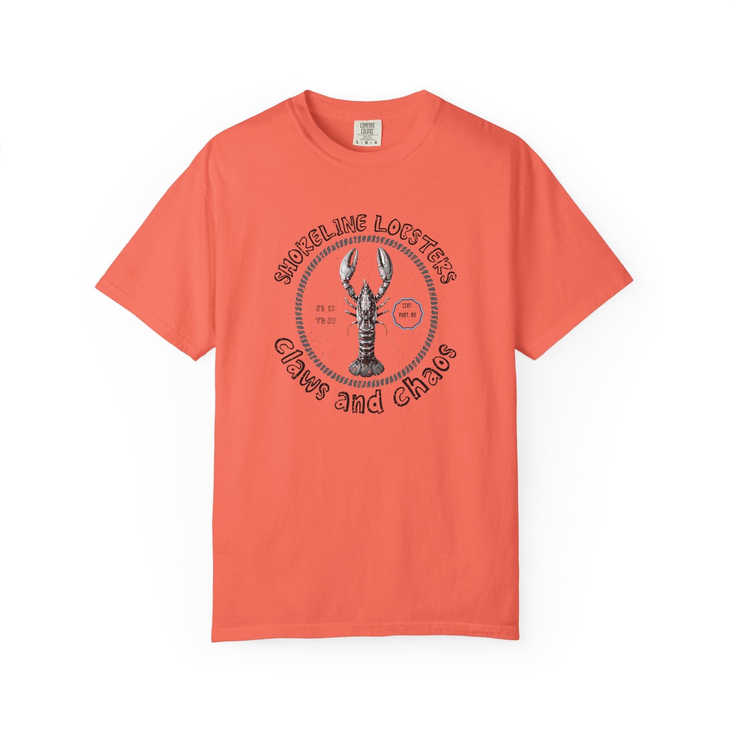 Claws And Chaos T-Shirt, 100% Ring-Spun Garment-Dyed Cotton