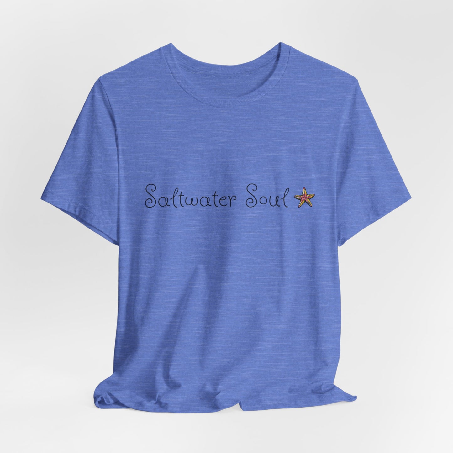 Saltwater Soul Unisex Casual Summer Tee Shirt, Beachwear, Gift for Travelers, Vacation Outfit, Relaxed Style, Trending Store, Cool T-Shirt