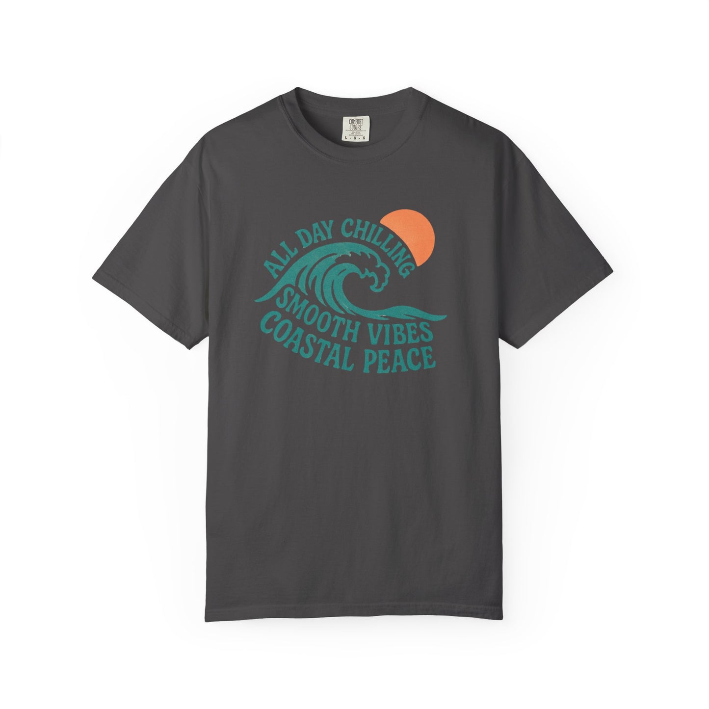 Coastal Vibes T-Shirt, All Day Chill Tee, Unisex Beach Shirt, Summer Fashion Top, Relaxed T-Shirt for Vacation