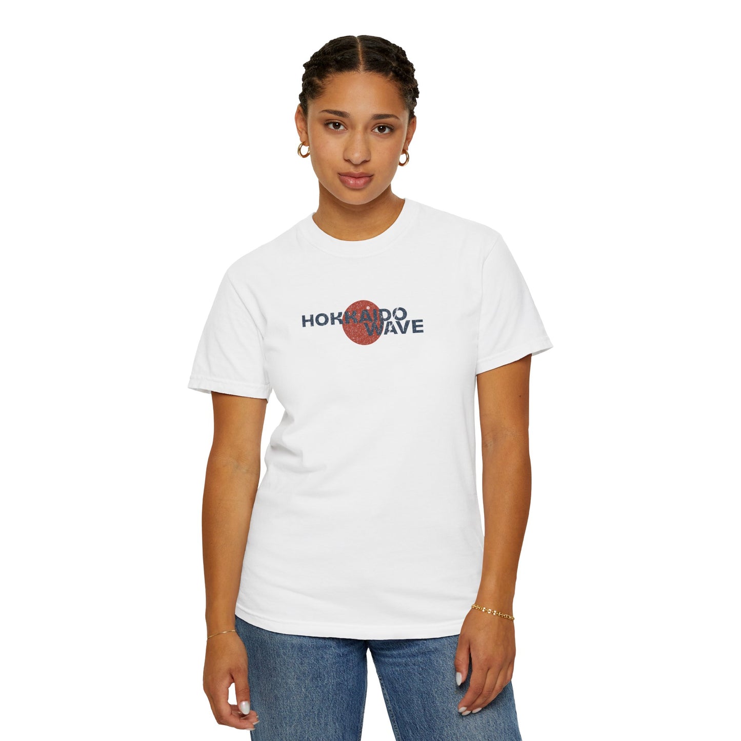 Hokkaido Wave Graphic Tee - Casual Unisex Shirt, Eco-Friendly Apparel, Summer Outfit, Beach Wear, Gift for Ocean Lovers