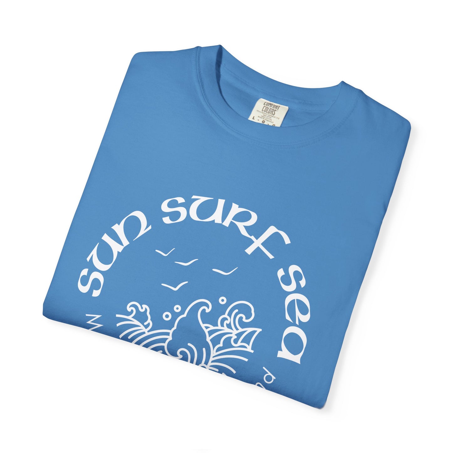 Beach Vibes Unisex T-Shirt, Coastal Graphic Tee, Summer Casual Wear, Perfect for Beach Days, Surfing Adventures, Travel Gift