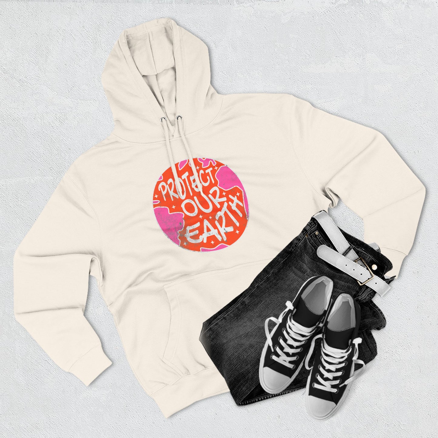 Lighthouse Surf Hoodie - Cozy Fleece Sweatshirt, Perfect for Beach Lovers, Casual Wear, Great Gift for Surfers, Travel Inspiration