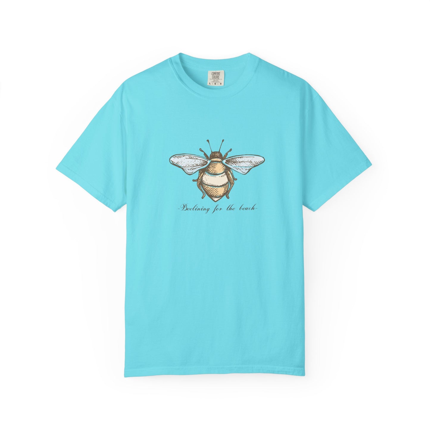 Bee Inspired Unisex Garment-Dyed T-Shirt | Nature Lover's Tee, Eco-Friendly Gift, Everyday Wear, Unique Bee Design, Spring/Summer Fashion